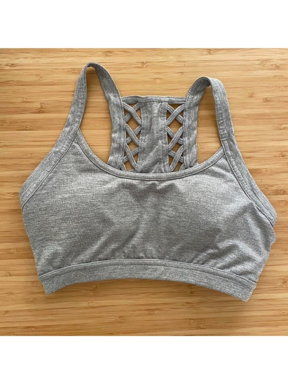 Forever 21 Gray Strappy Racerback